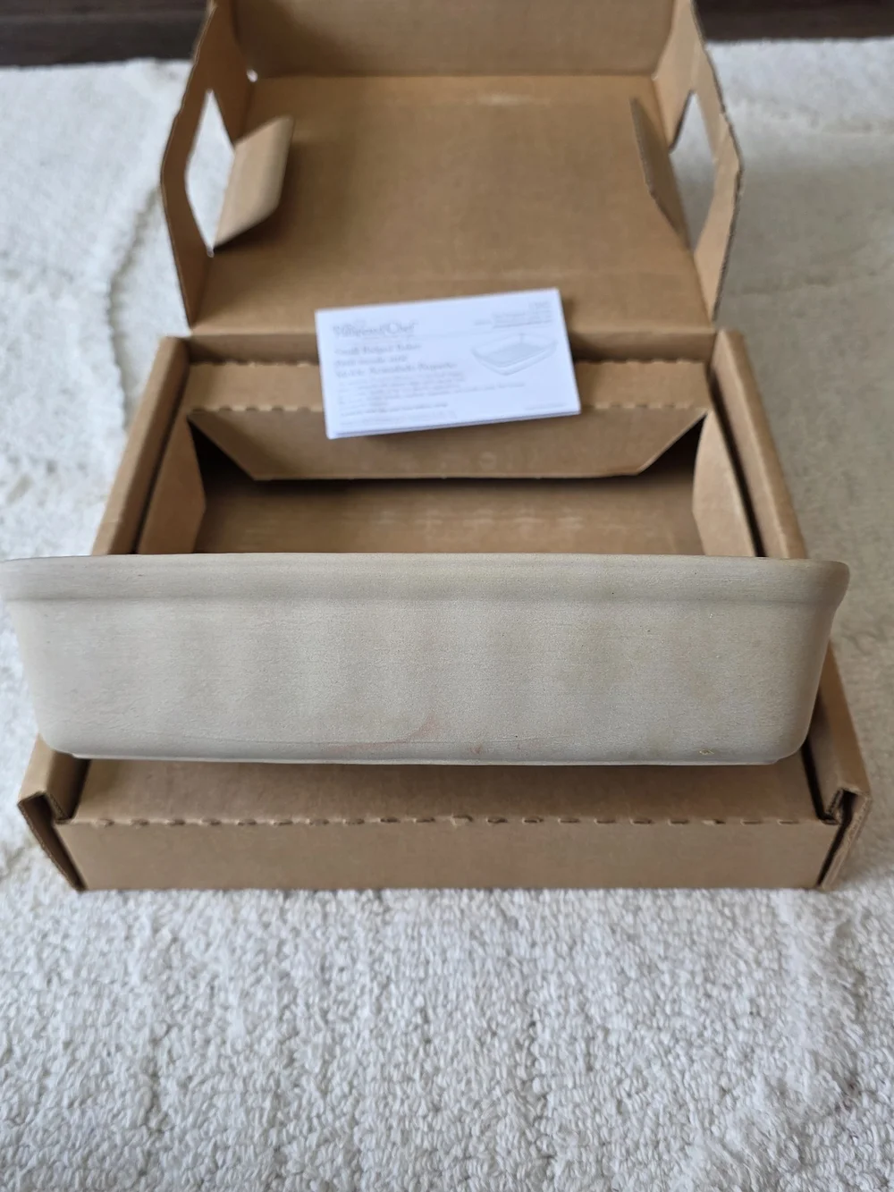Pampered Chef Small Ridged Baking Dish